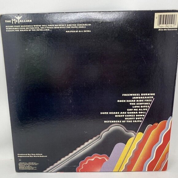 Judas PRIEST Defenders of the Faith 1984 1st Press US LP Vinyl Record Album LP - Picture 2 of 8